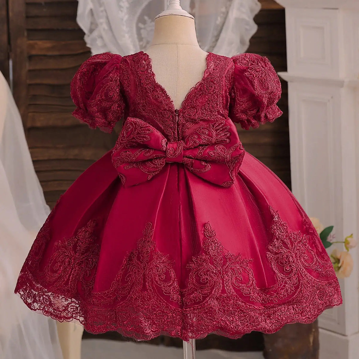 Vintage Birthday Princess Dress girls dresses Luxurious Weddings