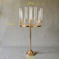 9-Head Candle Holders Event Centerpieces- Set of 4 centerpieces Luxurious Weddings