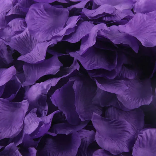 1000 Silk Purple Rose Petals for Weddings Rose Petals Luxurious Weddings