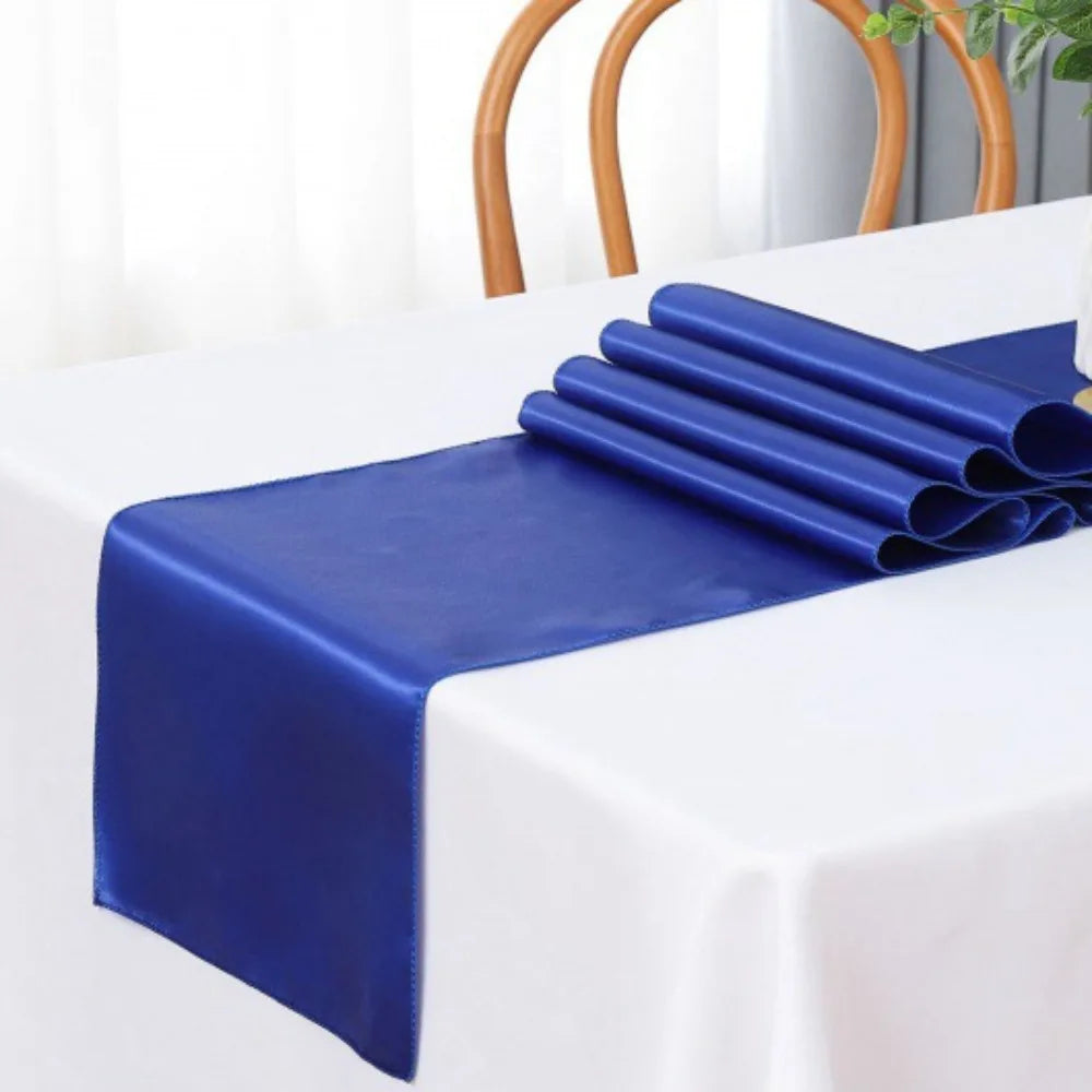 Elegant Satin Table Runner Set - 3PCS 30x275cm Table Runner Luxurious Weddings