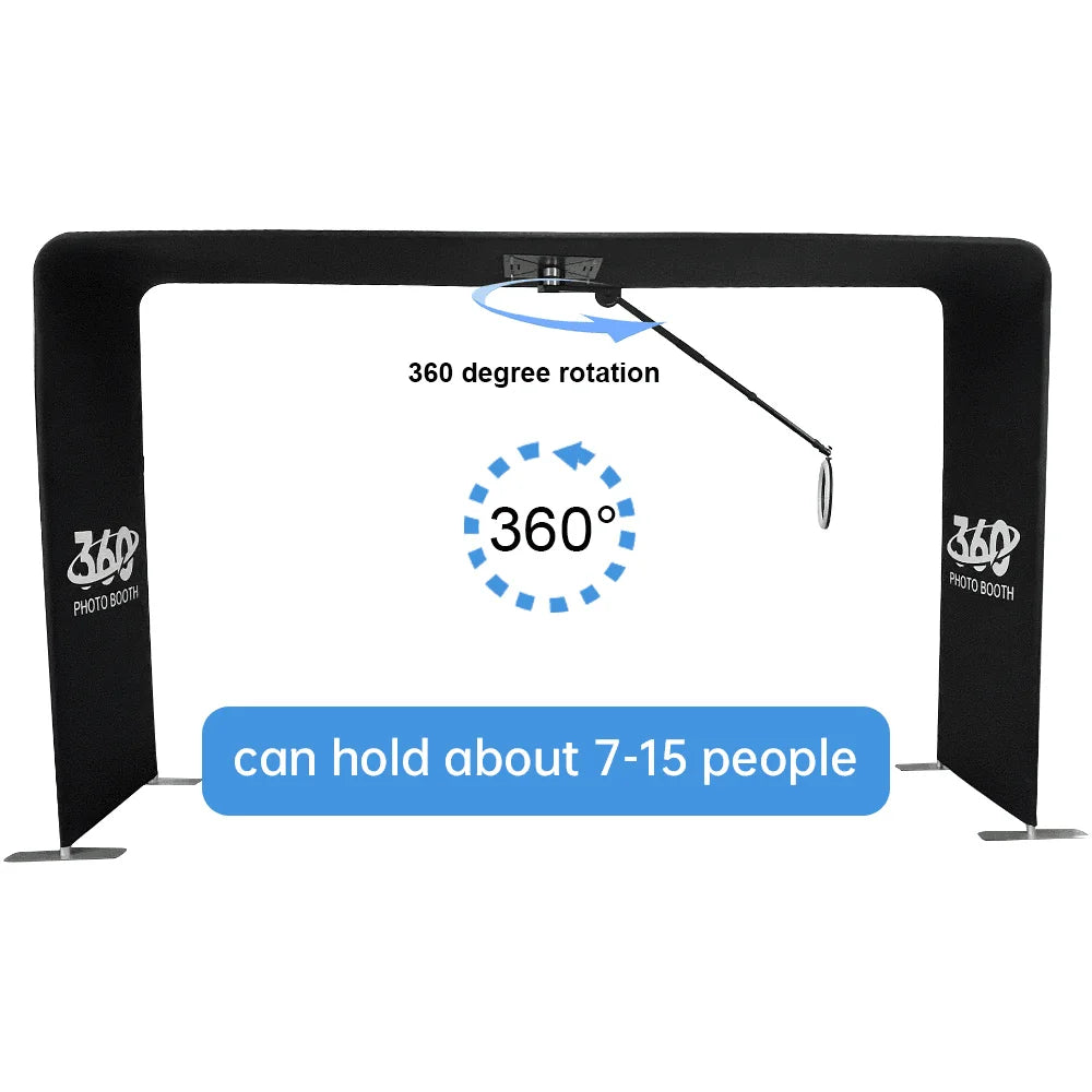 Portable 360 Selfie Photo Booth for Parties and Events Photo booth Luxurious Weddings