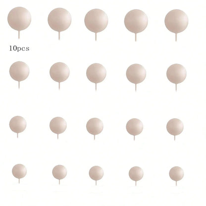 Gold Foam Ball Cake Toppers CAKE TOPPERS Luxurious Weddings
