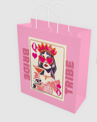 Custom Paper Gift Bag | Queen of Hearts