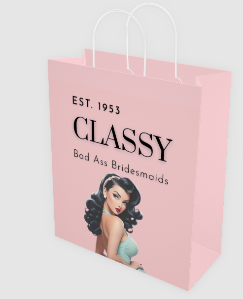 Custom Paper Gift Bag | Classy