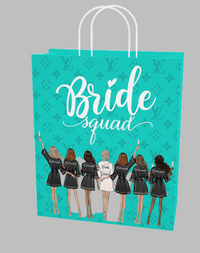 Custom Paper Gift Bag | Bride Squad