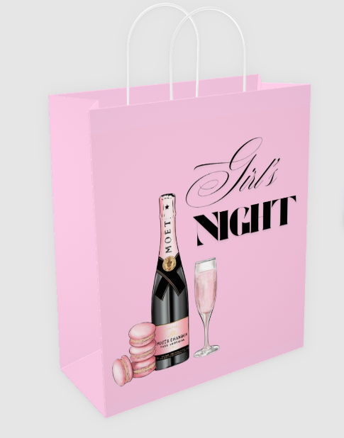 Custom Paper Gift Bag | Girls Night
