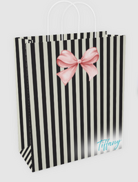 Custom Paper Gift Bag | Stripes