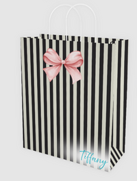 Custom Paper Gift Bag | Stripes