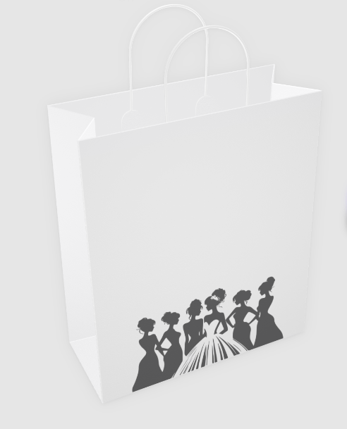 Custom Paper Gift Bag | Wedding