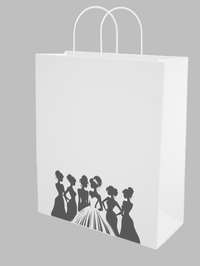 Custom Paper Gift Bag | Wedding