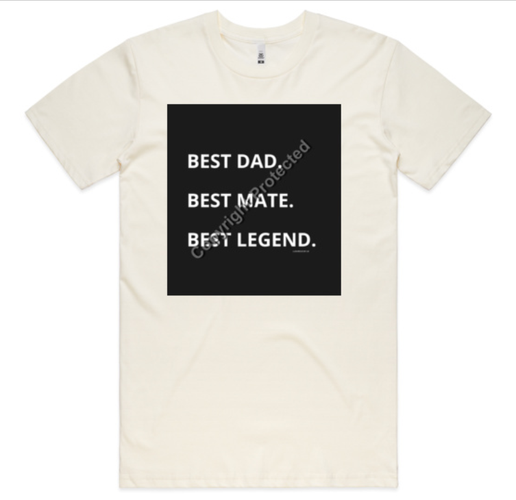 Best Dad , Best Mate T-shirt | Colour (Copy)
