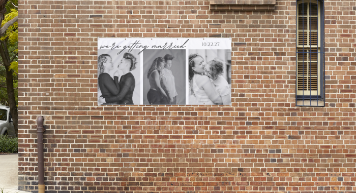 Mrs & Mrs Wedding Banners 02