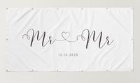 Mr & Mr Wedding Banner 05