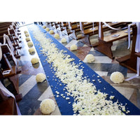 Blue Aisle Runner Luxurious Weddings