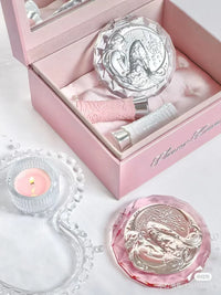 Flower Knows Swan Folding Compact Mirror Folding Mirror Luxurious Weddings