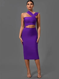 Ultra-Sexy Purple Bodycon Bandage Dress Dresses Luxurious Weddings