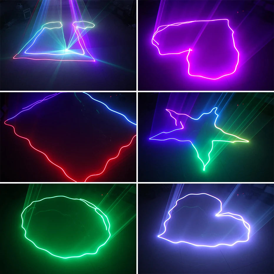 500mw RGB Laser Light - Perfect for DJs, Parties, and Clubs! Laser Light Luxurious Weddings