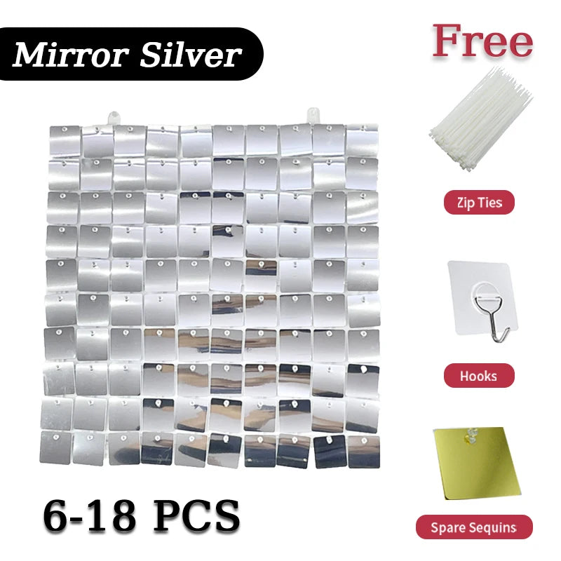 Golden Sequin Panels Backdrops Photography Backgrounds Luxurious Weddings