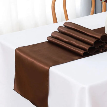 Elegant Satin Table Runner Set - 3PCS 30x275cm Table Runner Luxurious Weddings