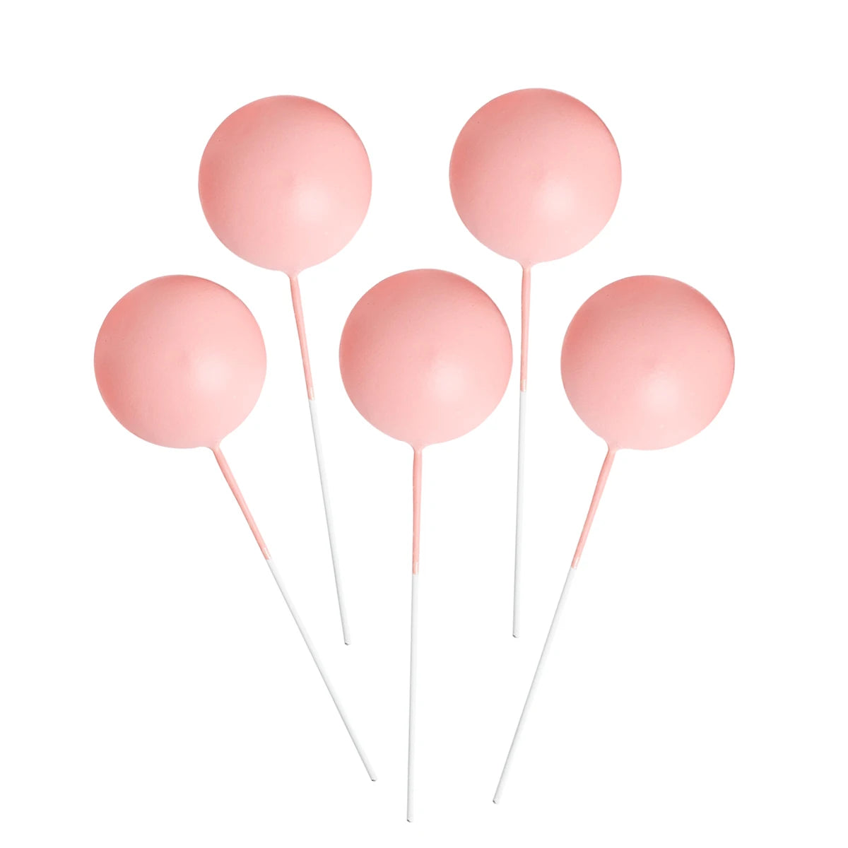 Rose Gold Silver Balls Cake Toppers Cake Decorations Luxurious Weddings