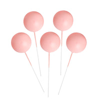Rose Gold Silver Balls Cake Toppers Cake Decorations Luxurious Weddings
