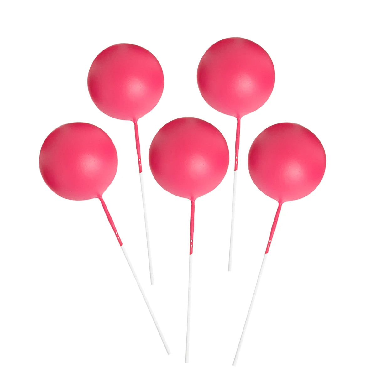 Rose Gold Silver Balls Cake Toppers Cake Decorations Luxurious Weddings