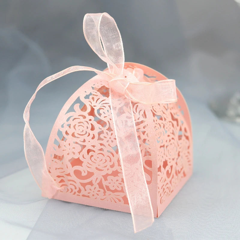 Valentine's Day Candy Boxes with Thank You Tag Party Favors Luxurious Weddings