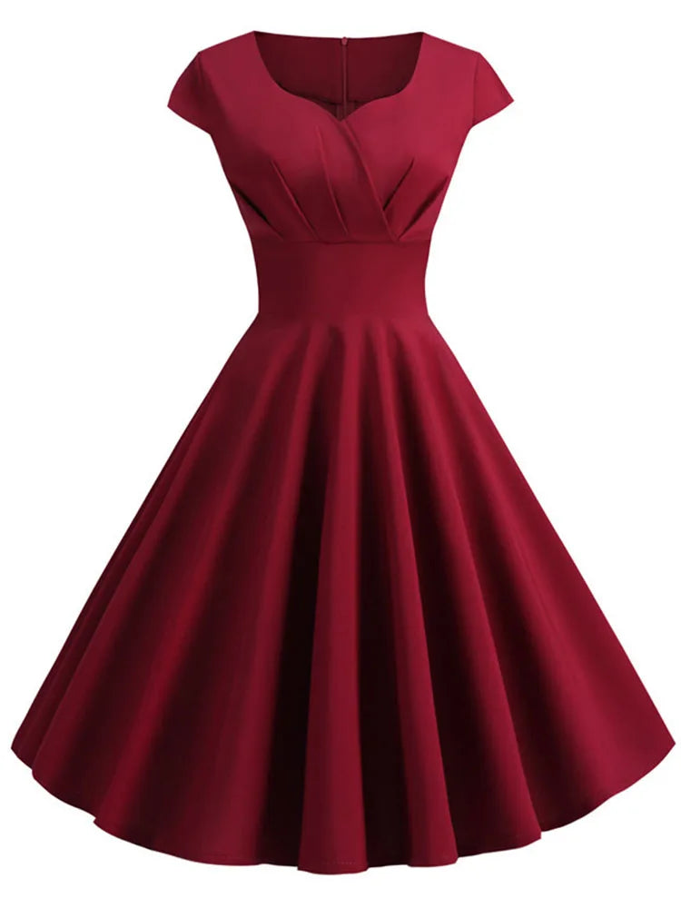 Audre Hepburn Vintage Rockabilly Pin Up Dress wedding guests Luxurious Weddings