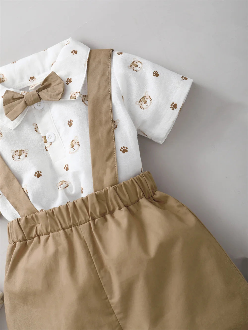 Toddler Boy Tiger Print Suit - 2PC Casual Outfit Clothing Luxurious Weddings