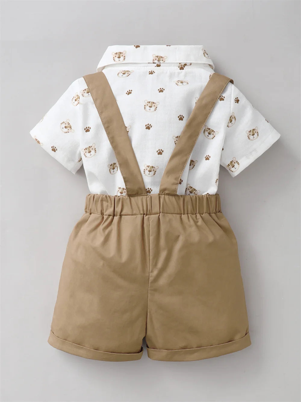 Toddler Boy Tiger Print Suit - 2PC Casual Outfit Clothing Luxurious Weddings