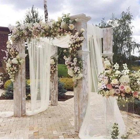 Wedding Organza Roll Sheer Crystal Tulle Fabric Wedding Draping Luxurious Weddings