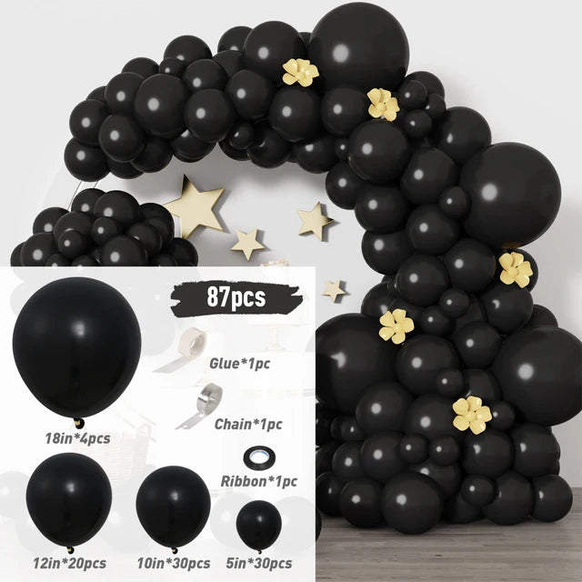 White Gold Balloon Garland Arch Kit Balloon Garlands Luxurious Weddings