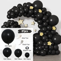 White Gold Balloon Garland Arch Kit Balloon Garlands Luxurious Weddings