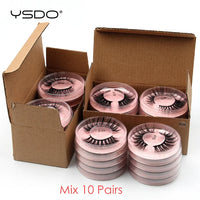 Maquiagem Eyelashes 4/10/20/50/100PCS 3D Mink Lashes Set Natural False Eyelashes False Eyelashes Luxurious Weddings