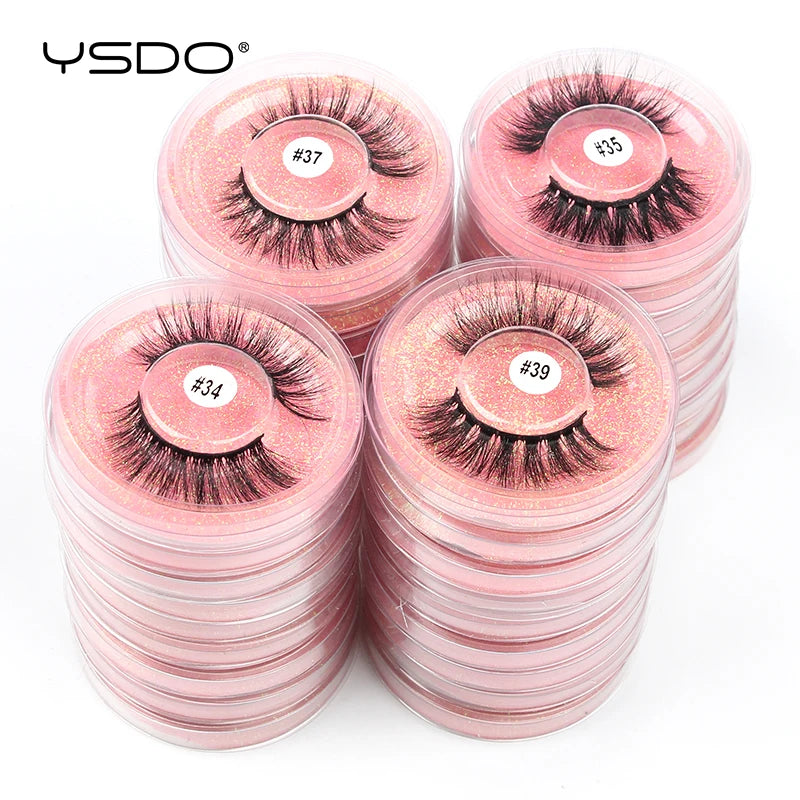 Maquiagem Eyelashes 4/10/20/50/100PCS 3D Mink Lashes Set Natural False Eyelashes False Eyelashes Luxurious Weddings
