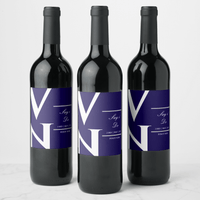 Purple Wine Bottle Labels Wine Labels Luxurious Weddings