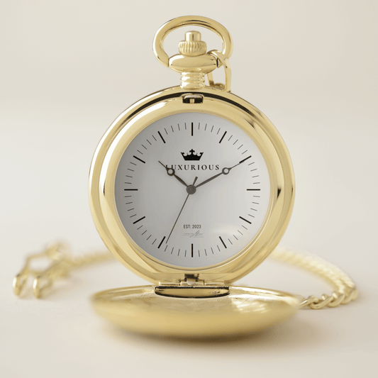 Gold Pocket Watch by Luxurious Pocket Watch Luxurious Weddings