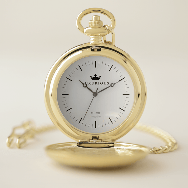 Gold Pocket Watch by Luxurious Pocket Watch Luxurious Weddings