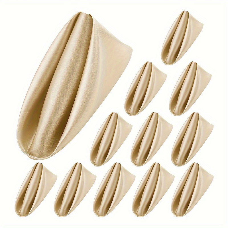 Champagne Napkins - 6pc Set Napkins Luxurious Weddings