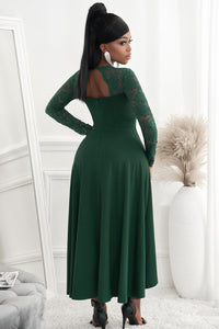 Lace High-Low V-Neck Dress Mother of the bride Luxurious Weddings