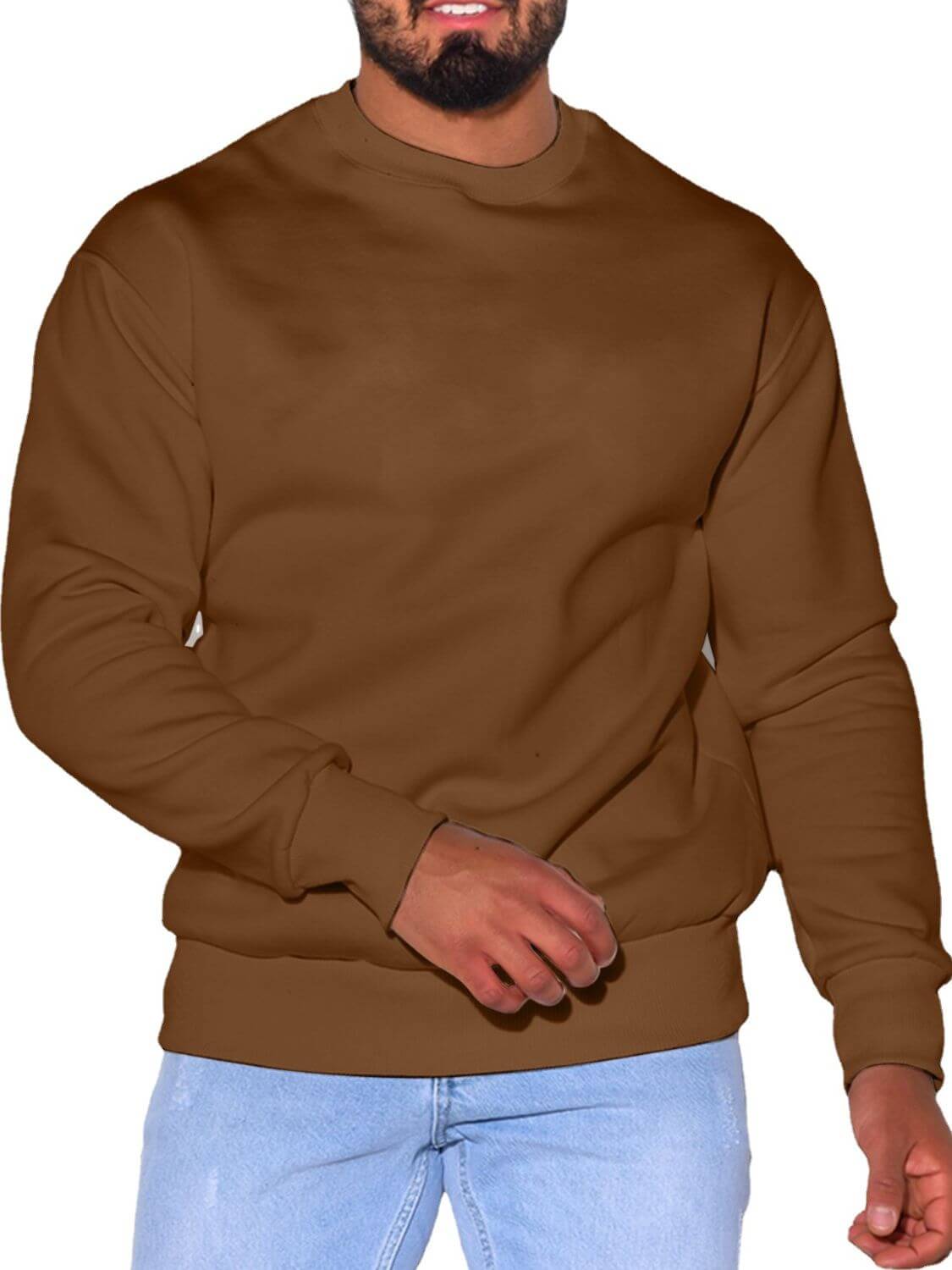 Men's Plus Size Round Neck Sweatshir Men's Sweatshirts Luxurious Weddings