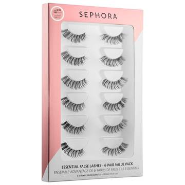 SEPHORA COLLECTION Essential False Lashes Value Pack eyelashes Luxurious Weddings