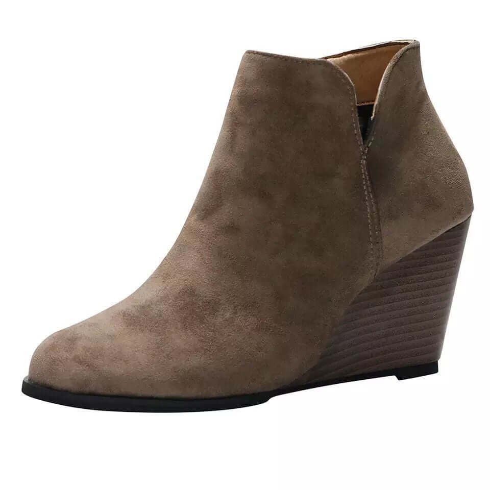 High Heel Ankle Boots with Side Zip boots Luxurious Weddings