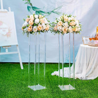 Acrylic Flower Stand and Ball Set - Perfect for Weddings centerpieces Luxurious Weddings