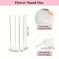 Acrylic Flower Stand and Ball Set - Perfect for Weddings centerpieces Luxurious Weddings