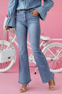 Bootcut Jeans with Pockets Jeans Luxurious Weddings
