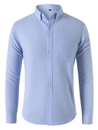 Men's Plus Size Button Down Collared Neck Shirt Men's Shirts Luxurious Weddings