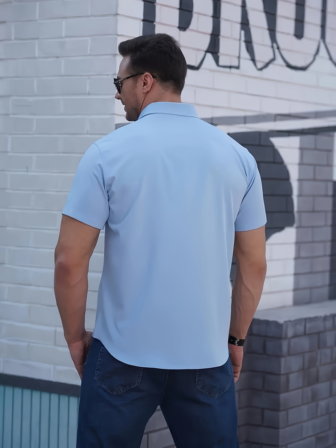 Men's Solid Dress Shirt - Perfect for Any Occasion! Men's Formal Shirts Luxurious Weddings