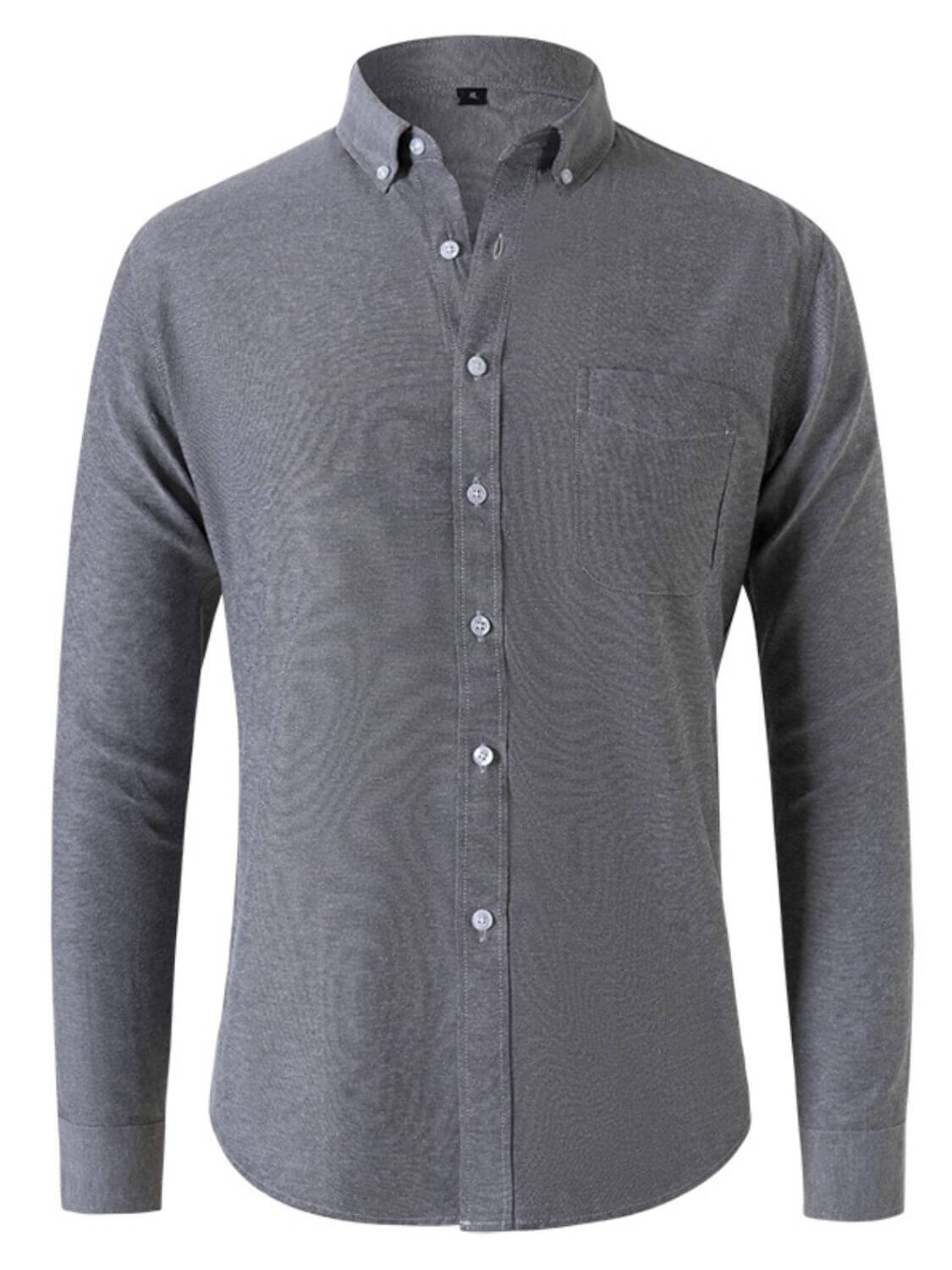 Men's Plus Size Button Down Collared Neck Shirt Men's Shirts Luxurious Weddings