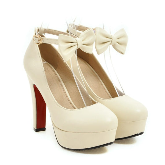 Women's High Heel Chunky Shoes chunky shoe Luxurious Weddings